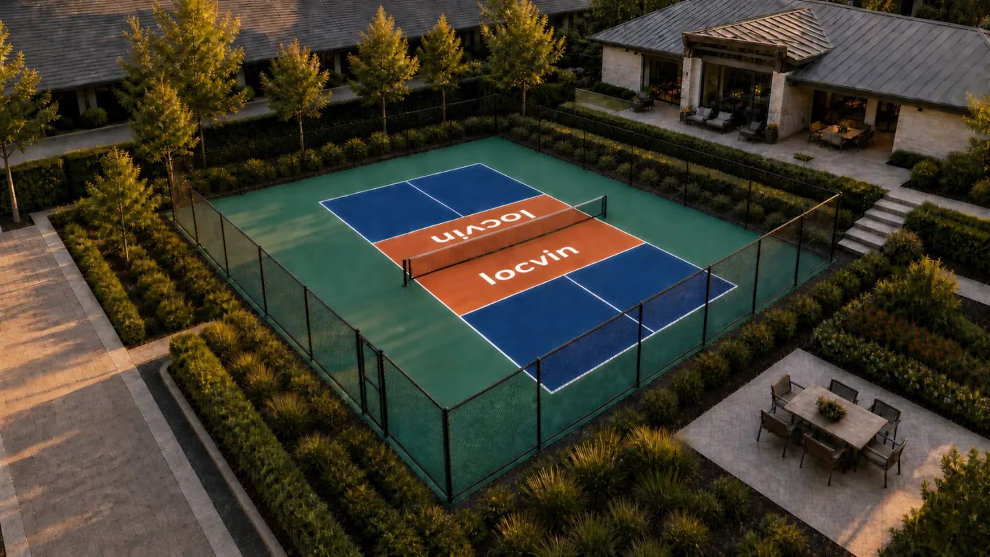 LOCVIN 社区匹克球场配色效果图